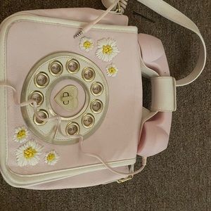 Betsey johnson purse plug into cell and talk